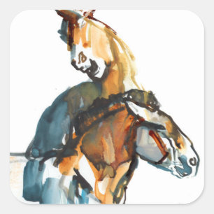 Pegatina Cuadrada Paleolítico