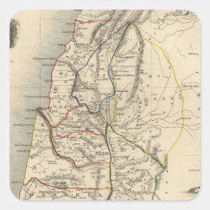 Pegatina Cuadrada Palestina Antigua