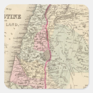 Pegatina Cuadrada Palestina, Jerusalén