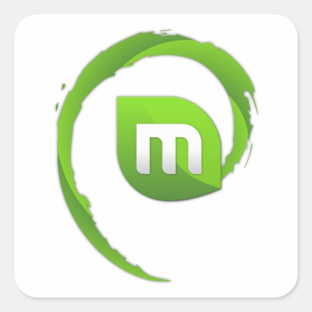 Pegatina Cuadrada palillo del lmde (Anverso)