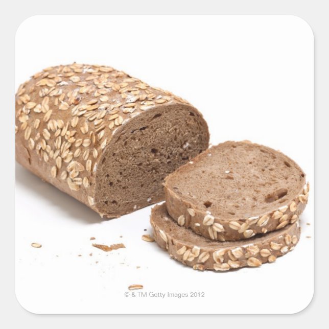 Pegatina Cuadrada Pan de pan (Anverso)