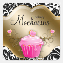 Panadería Cupcake Rosa Oro