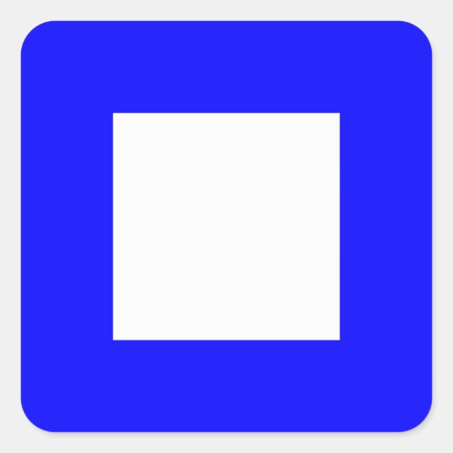 Pegatina Cuadrada Papá (Anverso)