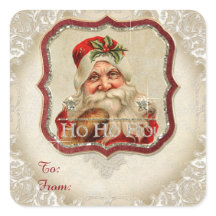 Papá Noel Ho Ho Ho Ho Santa Navidades Etiquetas