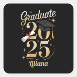 Pegatina Cuadrada Papel