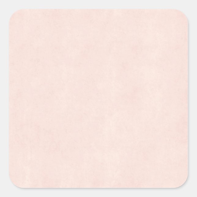 Pegatina Cuadrada Papel antiguo de pergamino rosa de Rosa claro vint (Anverso)