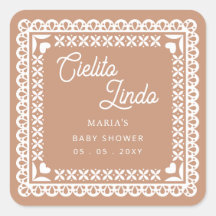 Papel mexicano Picado Cielito Lindo Baby Shower