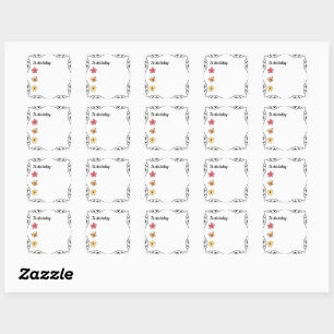 Pegatina Cuadrada 'Para hacer hoy' Bullet Journal o Planner