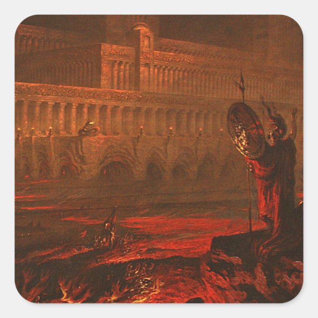 Pegatina Cuadrada Parau na te Varua ino (Palabras del Diablo), 1892 (Anverso)