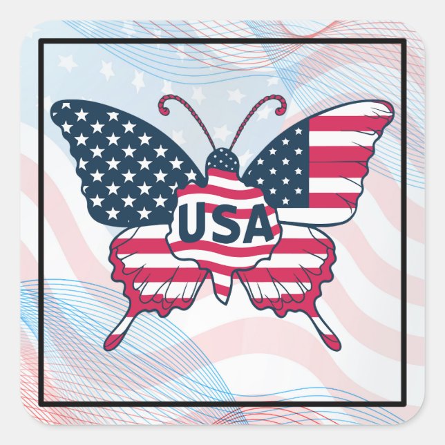 Pegatina Cuadrada Parche (Anverso)