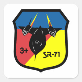 Pegatina Cuadrada Parche Backbird +3