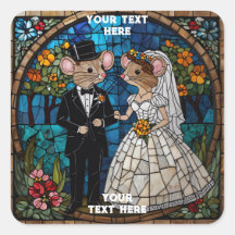 Pareja Boda de ratón suave