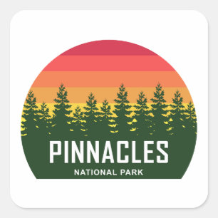 Pegatina Cuadrada Parque nacional de Pinnacles