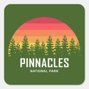 Pegatina Cuadrada Parque nacional de Pinnacles