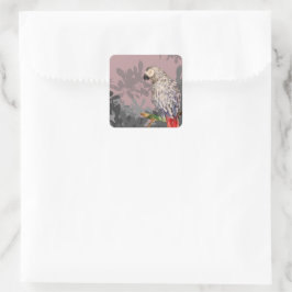 Pegatina Cuadrada Parroquia africana