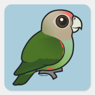 Pegatina Cuadrada Parroquia caboverdiana