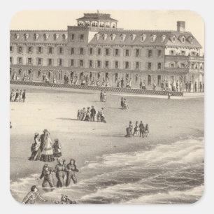Pegatina Cuadrada Parry House, Beach Haven, NJ