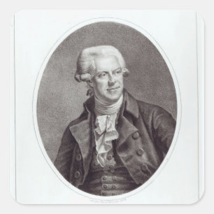 Pegatina Cuadrada Pascal Paoli, 1872