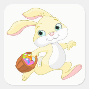 Pegatina Cuadrada Pascua