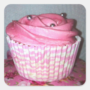 Pegatina Cuadrada Pastel