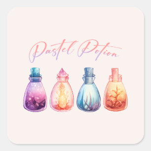 Pegatina Cuadrada Pastel Potion