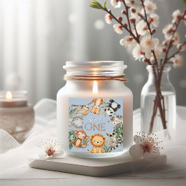 Pegatina Cuadrada Pastel Tropical Salvaje Una Selva Animales Safari