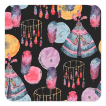 Patrón de carpas de Boho