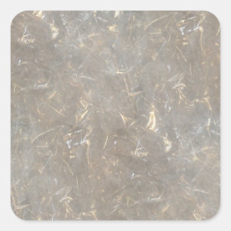 Pegatina Cuadrada Patrón de imagen de celofán transparente