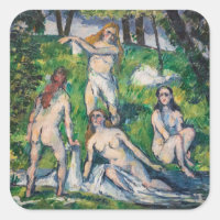 Paul Cezanne - Cuatro Bathers