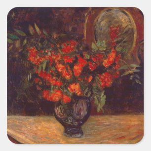 Pegatina Cuadrada Paul Gauguin   Bouquet, 1884