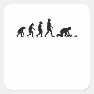 Pegatina Cuadrada Pavement Evolution Stone Setter