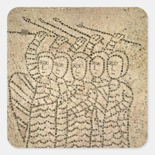 Pegatina Cuadrada Pavimento de St. John el evangelista