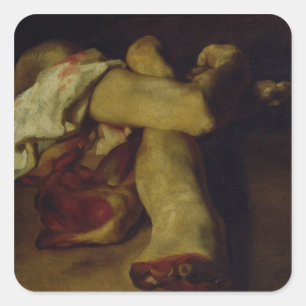 Pegatina Cuadrada Pedazos anatómicos