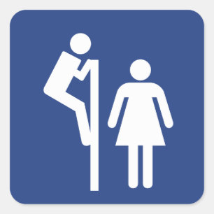 Pegatina Cuadrada Peeper