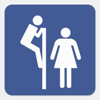 Pegatina Cuadrada Peeper