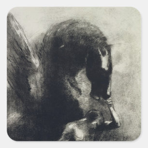 Pegatina Cuadrada Pegasus