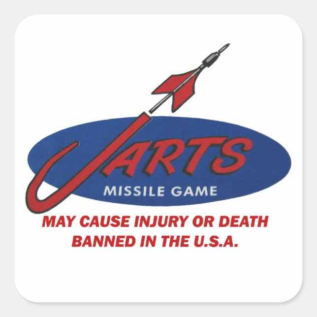 Pegatina Cuadrada ¡Pegatina de las artes antiguas! (Anverso)