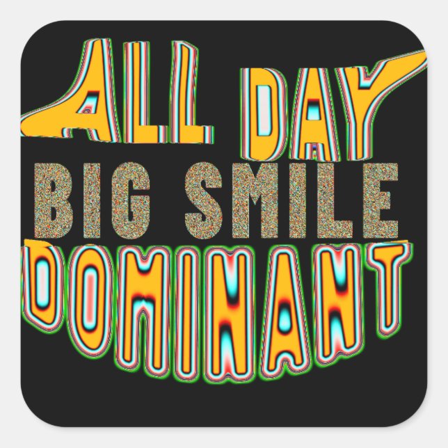 Pegatina Cuadrada Pegatina-slimy G (Anverso)