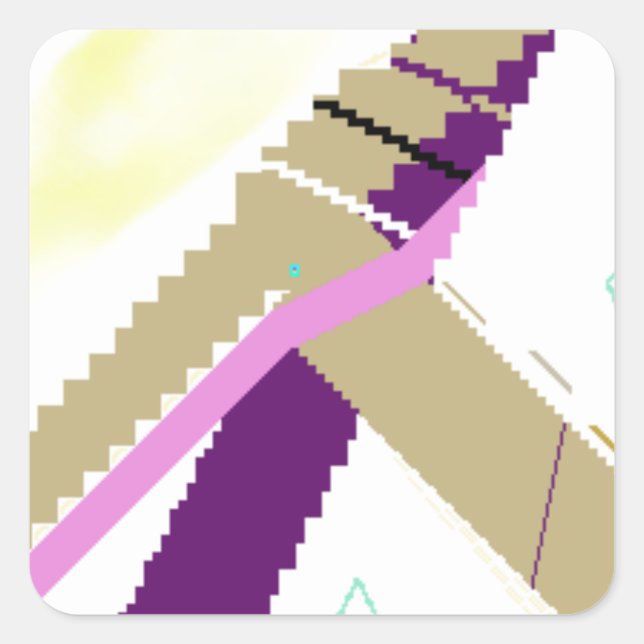 Pegatina Cuadrada Pegatinas! (Anverso)