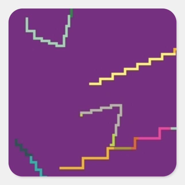 Pegatina Cuadrada Pegatinas! (Anverso)