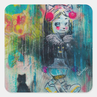 Pegatina Cuadrada pegatinas