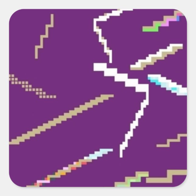 Pegatina Cuadrada Pegatinas! (Anverso)