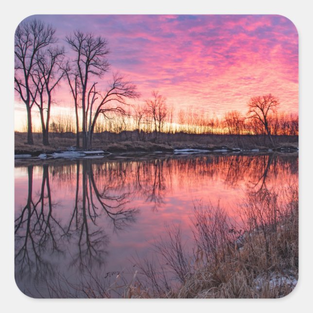 Pegatina Cuadrada Pegatinas (Anverso)