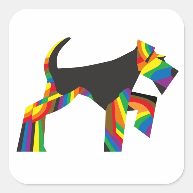 Pegatina Cuadrada Pegatinas (Anverso)