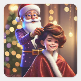 Pegatina Cuadrada Pegatinas clásicos