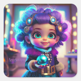 Pegatina Cuadrada Pegatinas clásicos