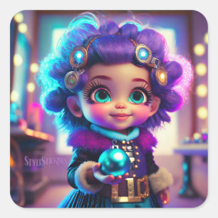 Pegatina Cuadrada Pegatinas clásicos