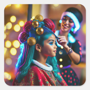 Pegatina Cuadrada Pegatinas clásicos