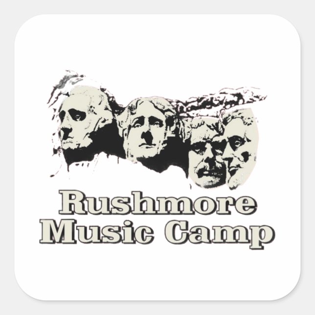 Pegatina Cuadrada Pegatinas clásicos de RMC (Anverso)