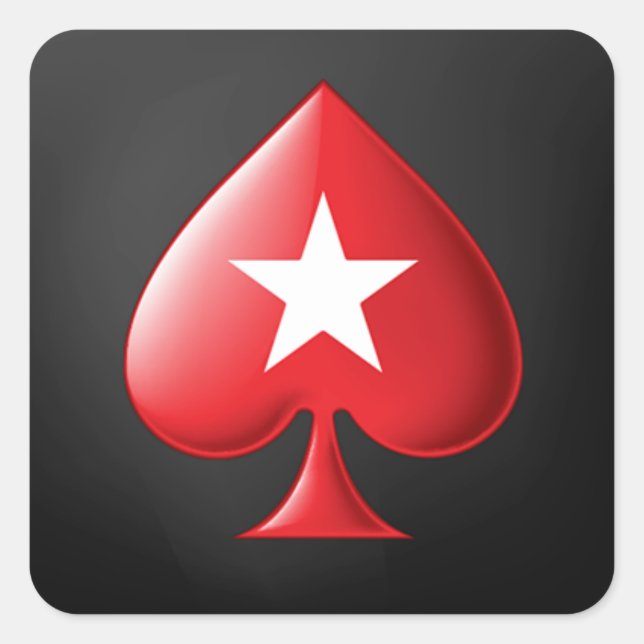 Pegatina Cuadrada Pegatinas Cuadradas, Brillo (Anverso)